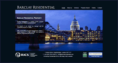 Desktop Screenshot of barclayresidential.com