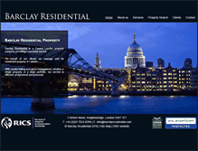 Tablet Screenshot of barclayresidential.com